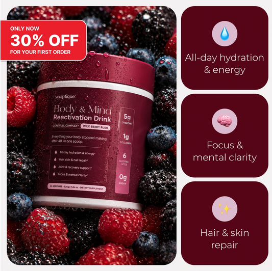 30% Off Your First Order - Body & Mind Reactivation Drink — Creatine, Collagen & Electrolytes