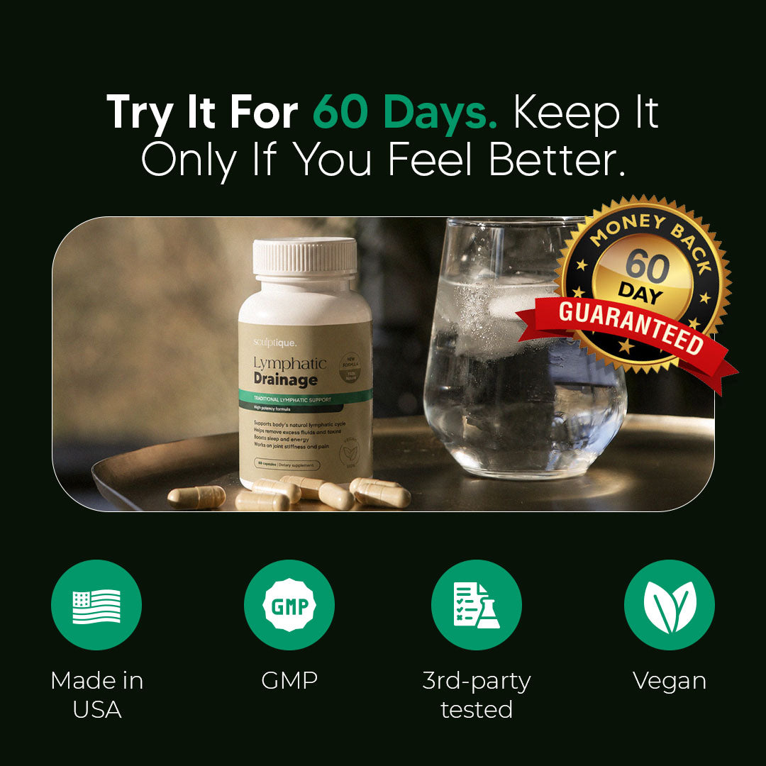 New Maximum Potency Formula - Lymphatic Drainage Capsules by Sculptique™