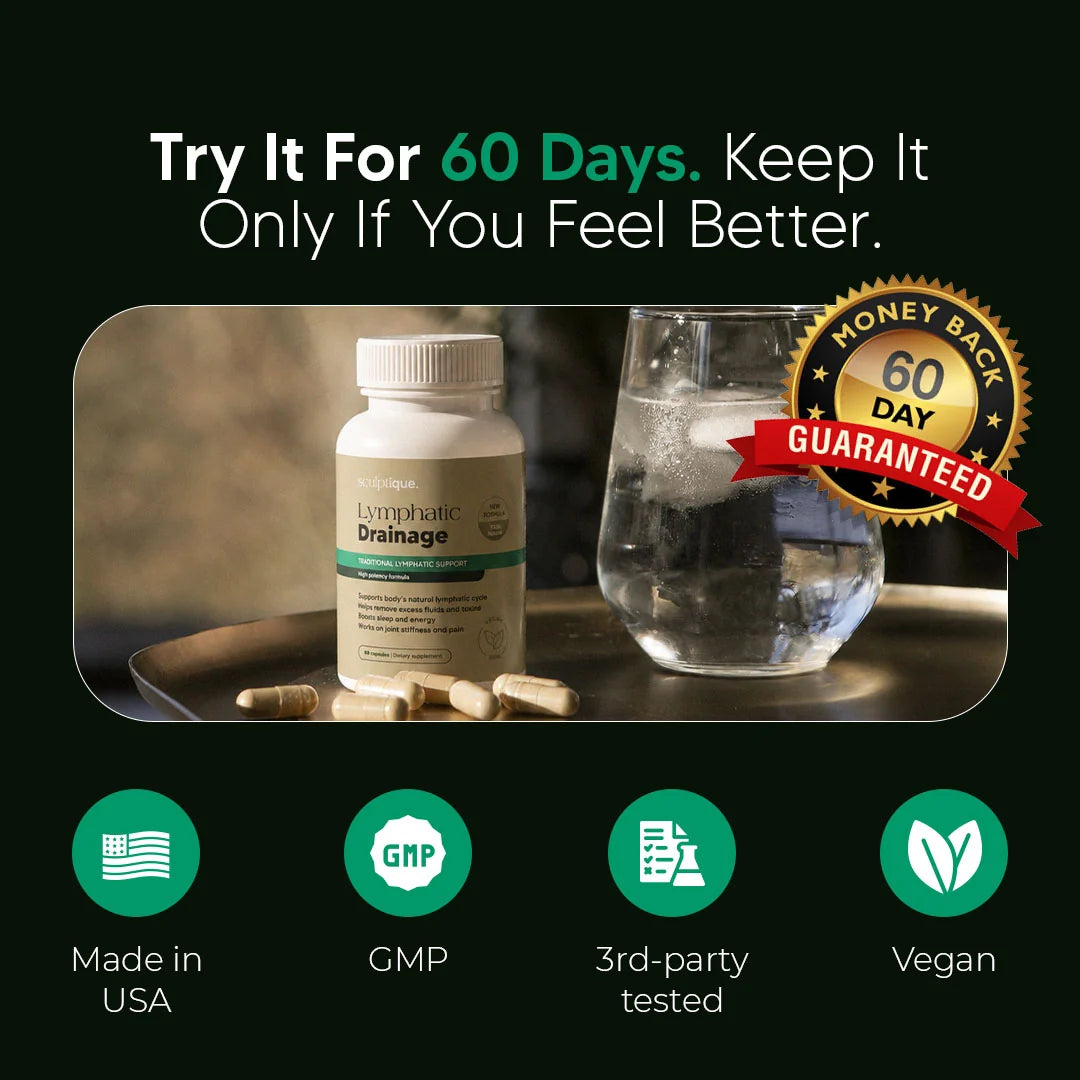 New Maximum Potency Formula - Lymphatic Drainage Capsules by Sculptique™